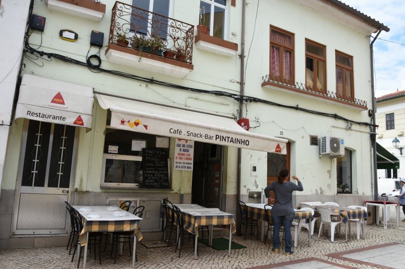 干しタラ(バカリュウ)のレストラン in Portugal Agueda