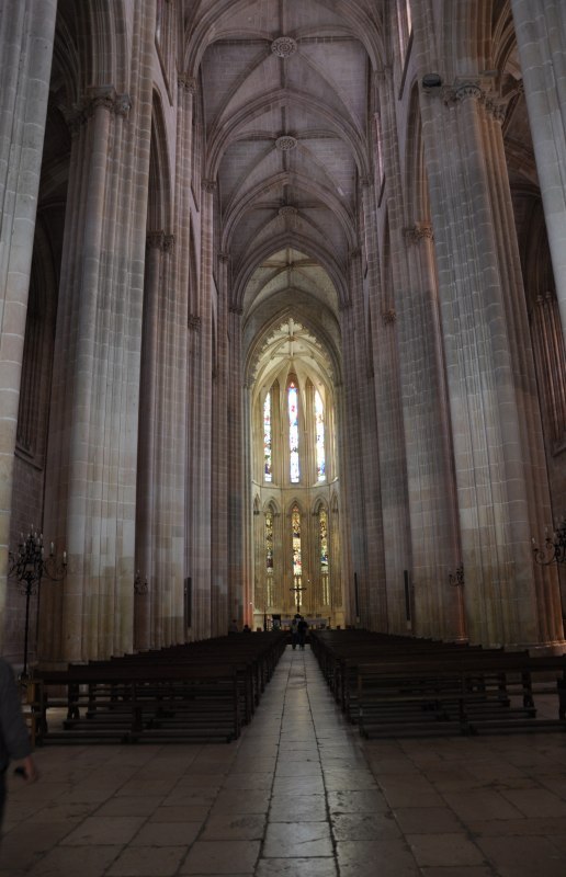 バターリャ修道院の教会 in Portugal Batalha