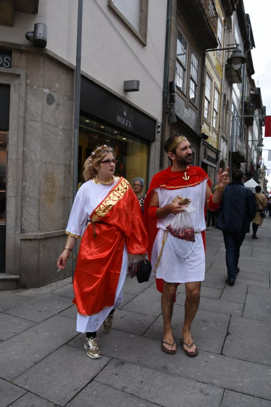 ローマ中世時代祭りのふたり