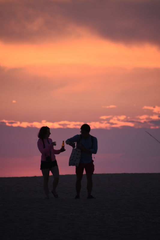 ファーロの夕日のふたり