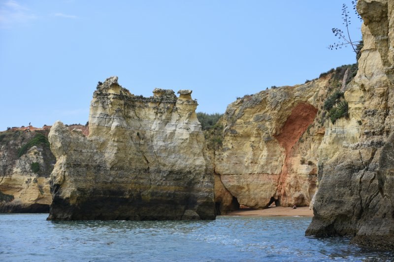 岸壁ボートツアー4 in Portugal Lagos