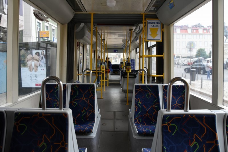 15番の新車両路面電車4 in Portugal Lisboa