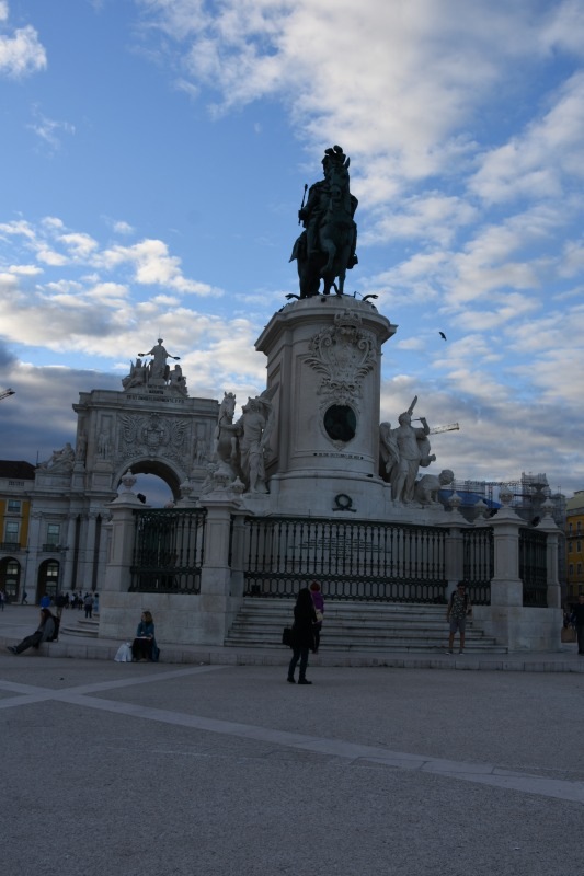 ドン・ジョゼ1世の騎馬像 in Portugal Lisboa