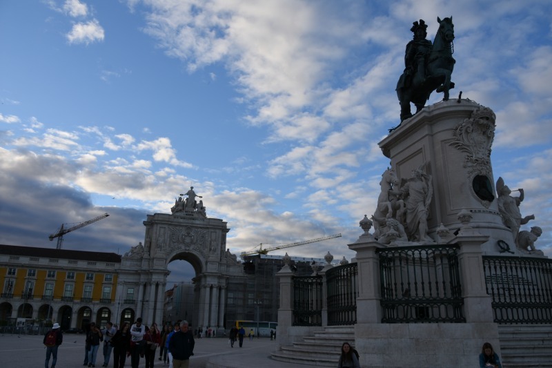 像とアーチ in Portugal Lisboa