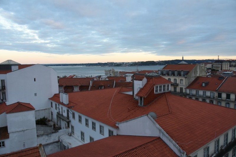 展望台からの夕日 in Portugal Lisboa