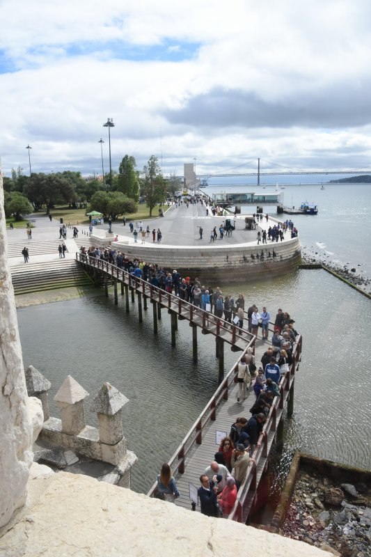 長蛇の列 in Portugal Lisboa