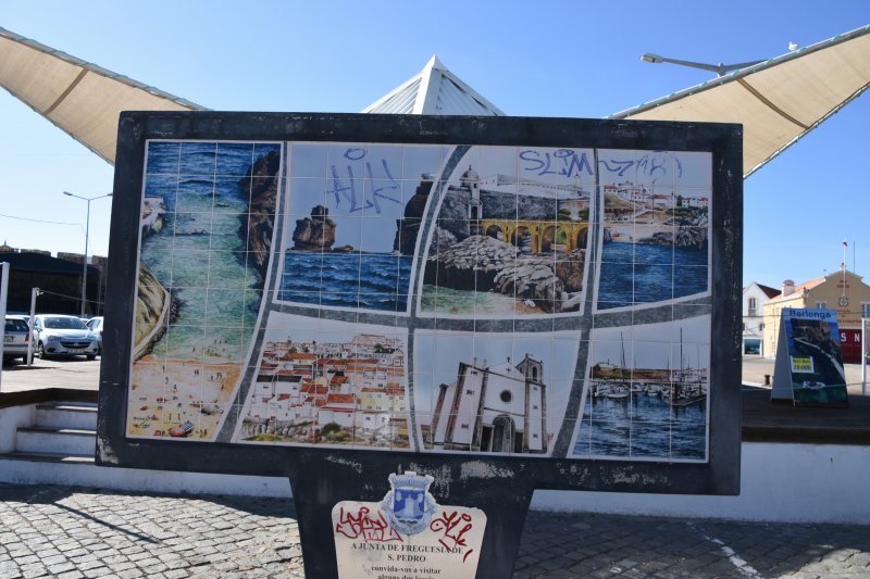 ペニシェ港のアズレージョ1 in Portugal Peniche