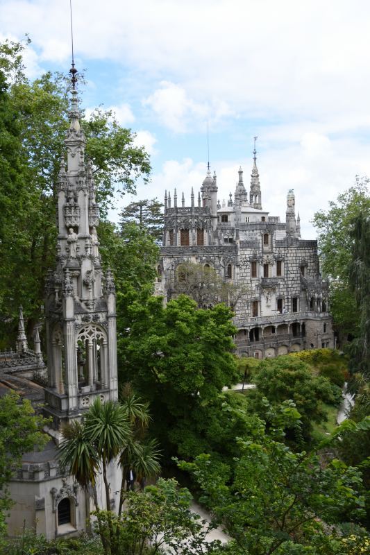 庭園からの宮殿1 in Portugal Sintra