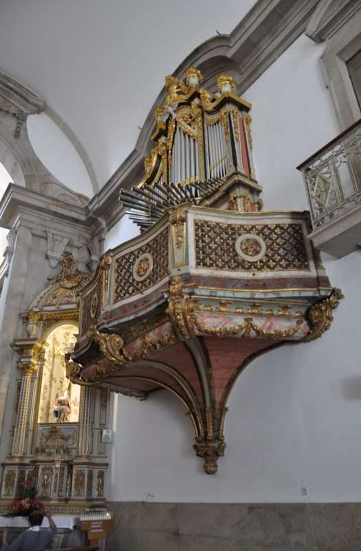 ミゼリコルディア教会のパイプオルガン in Portugal Viseu